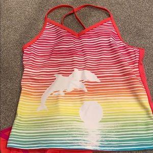 Lands End Girls Swimsuit (2PC)